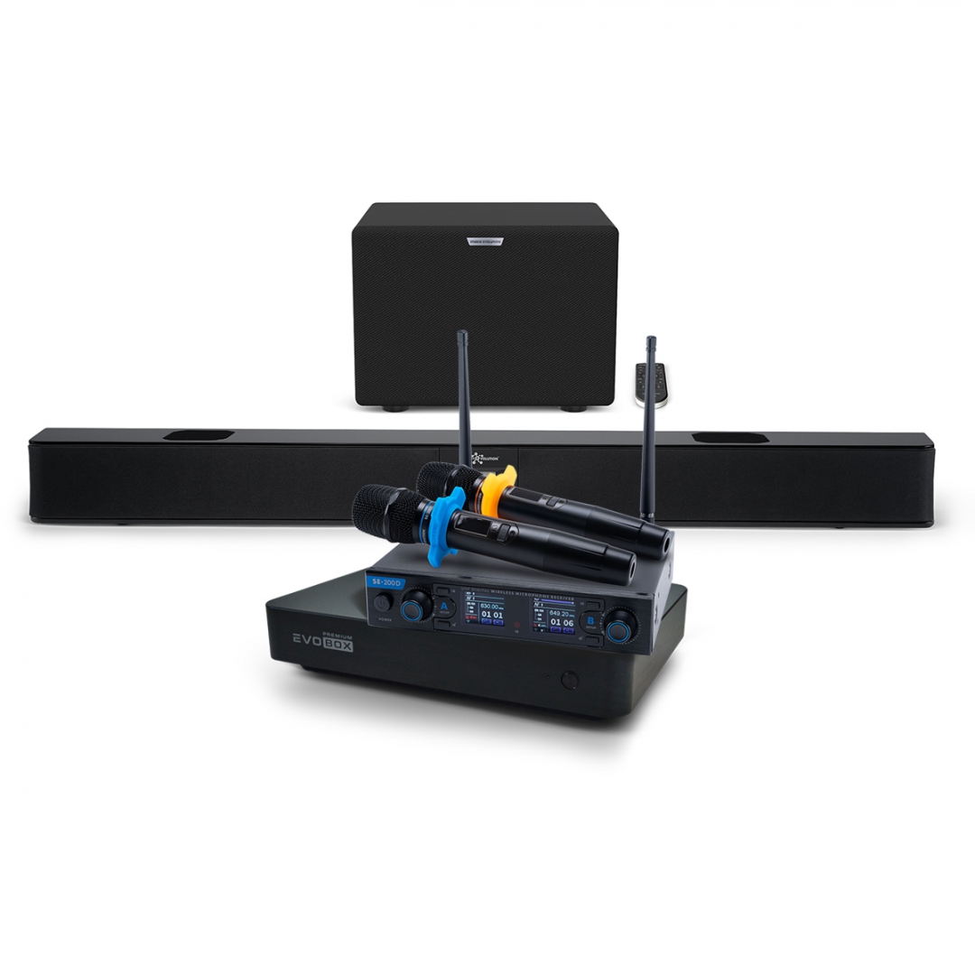 Hi-End караоке-система EVOBOX Premium + EvoSoundBar (саундбар с караоке) в Ингушетии