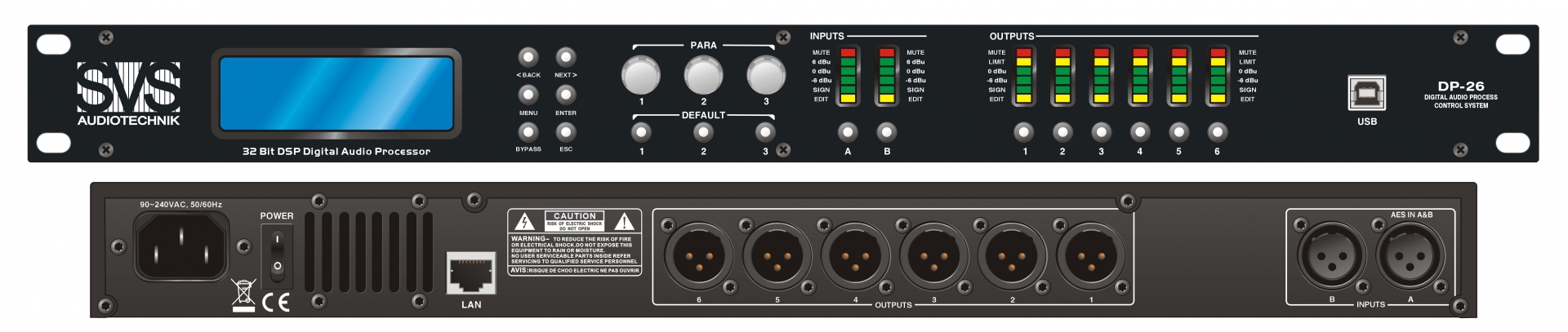 SVS Audiotechnik DP-26 Цифровой процессор: 2 входа 6 выходов в Ингушетии