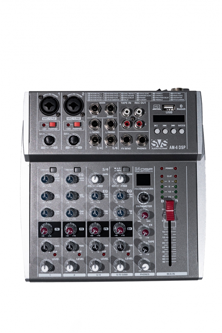 SVS Audiotechnik mixers AM-6 DSP Микшерный пульт аналоговый, 6-канальный SVS Audiotechnik mixers в Ингушетии